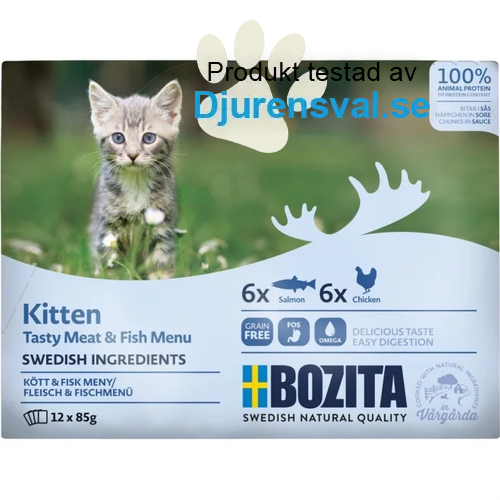 Bozita Kitten Multibox i Sås 12x85 g